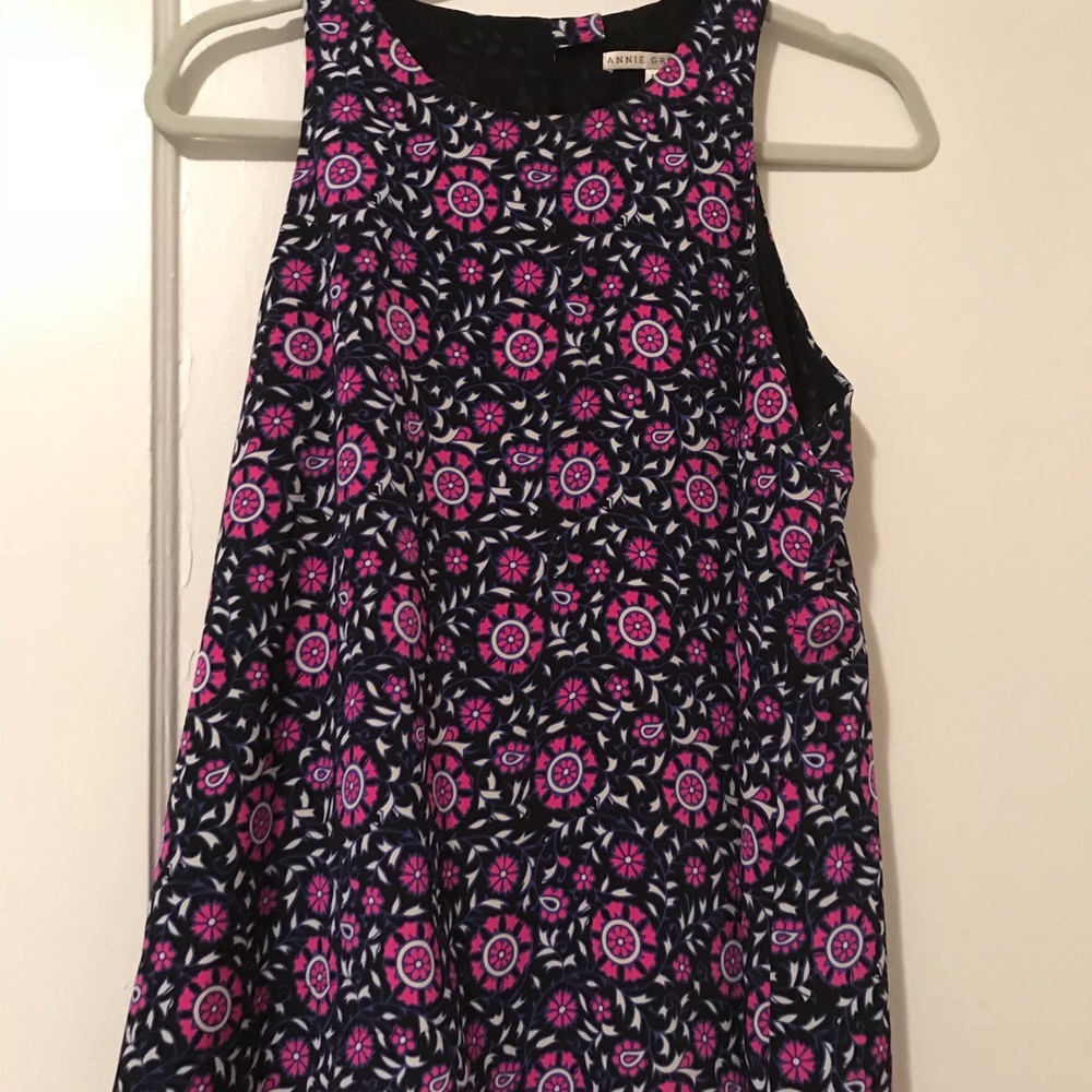 Annie Griffin Collection Silk Floral Top